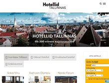 Tablet Screenshot of hotellidtallinnas.ee